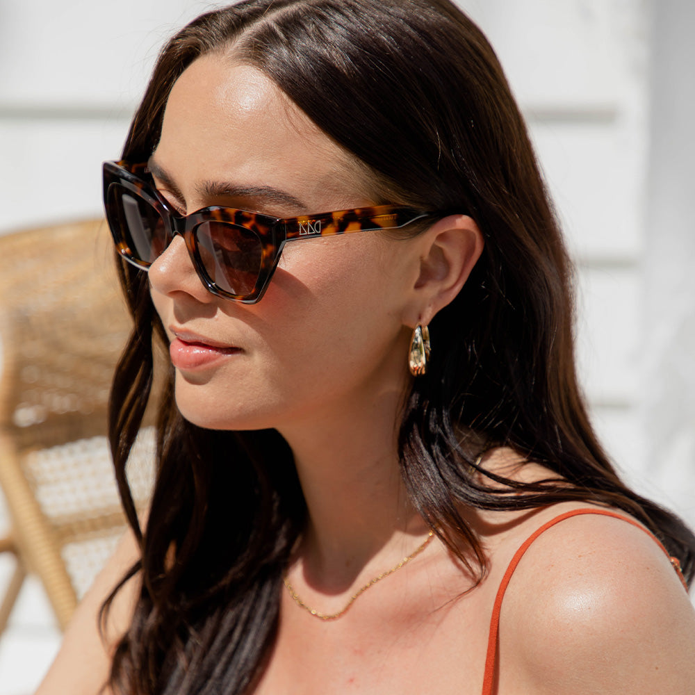 Heart Breaker Tortoiseshell Sunglasses