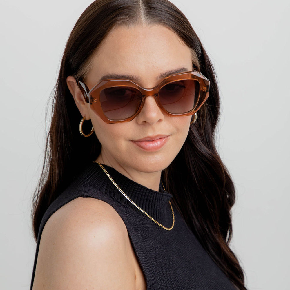 Ava Bronze Sunglasses