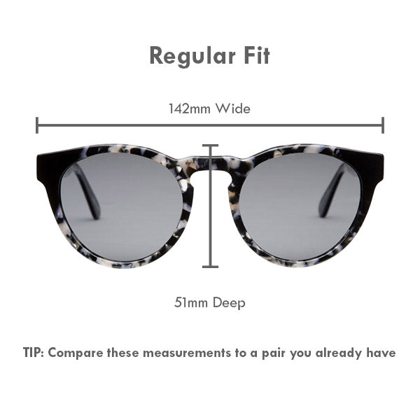 Simba Black Demi Sunglasses