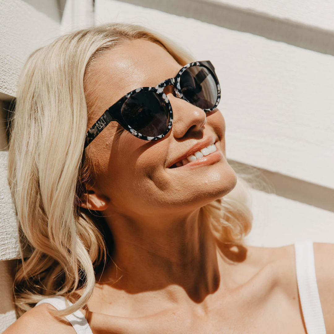 Simba Black Demi Sunglasses