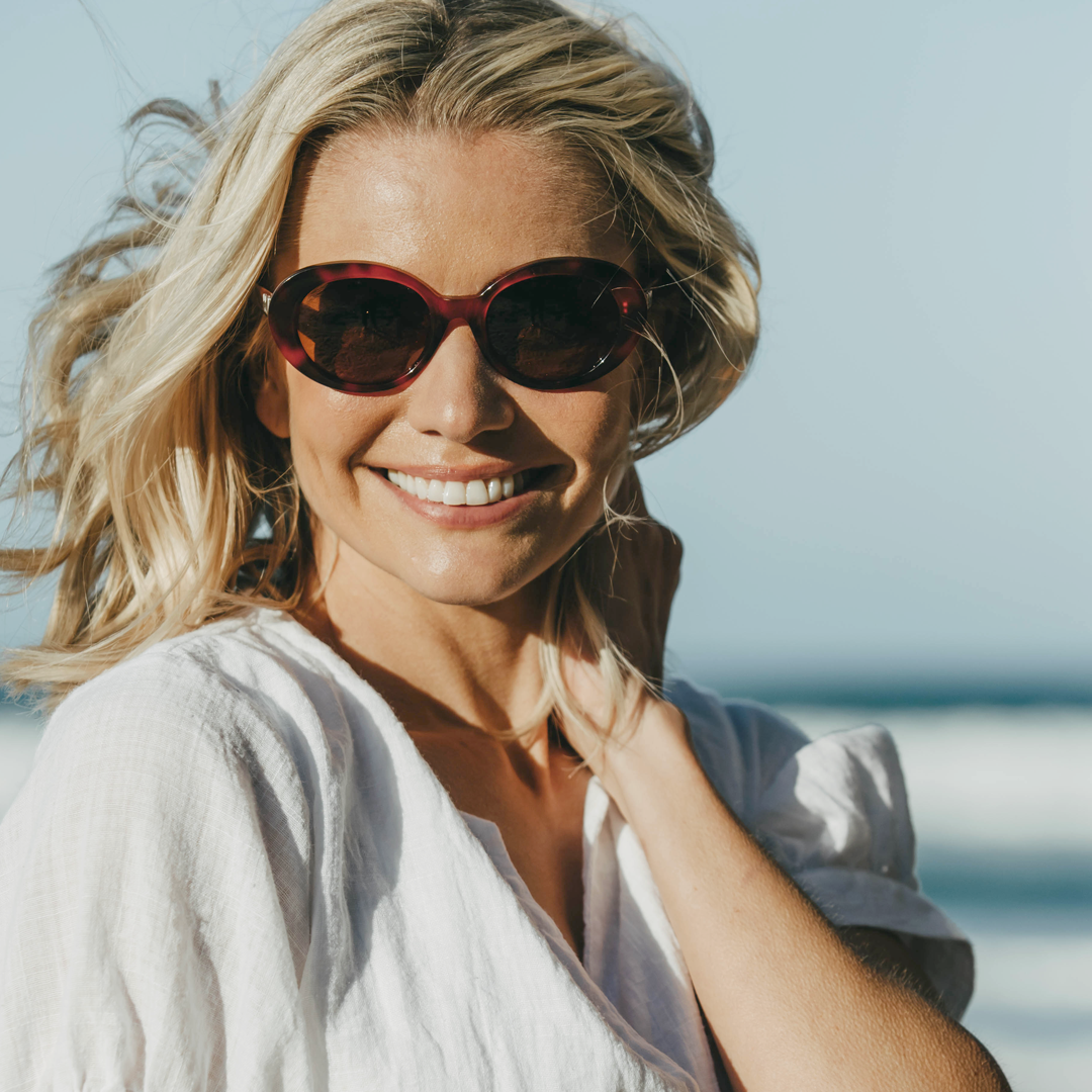 Stella Red Cloud Sunglasses