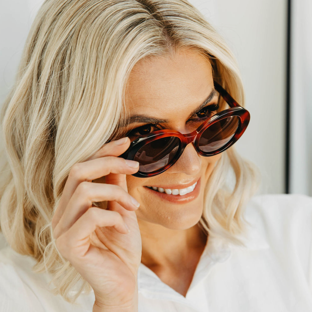 Stella Red Cloud Sunglasses