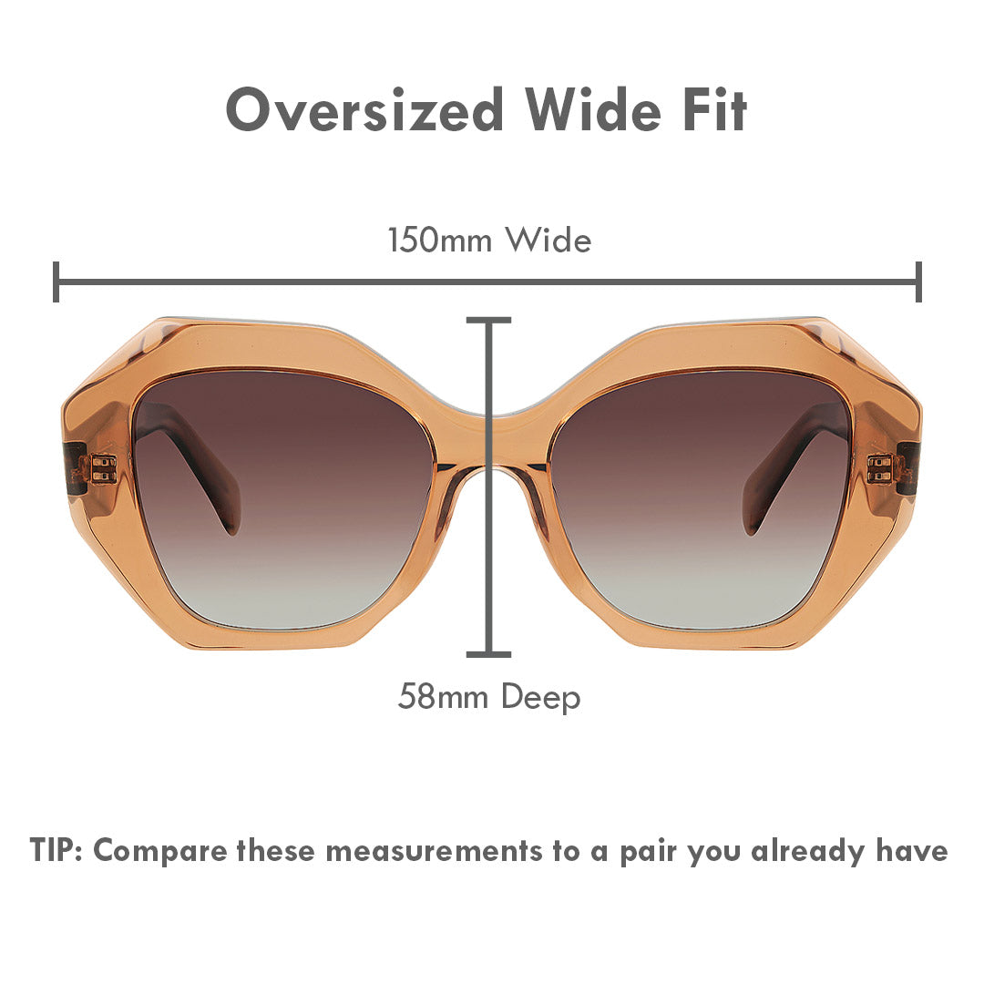 Ava Bronze Sunglasses