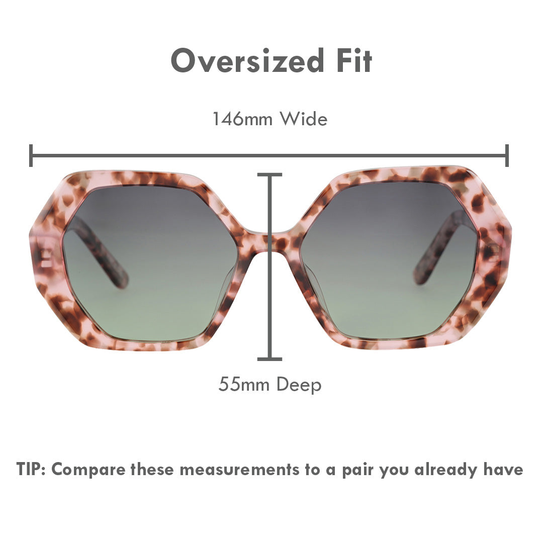 Luna Pink Tortoiseshell Sunglasses