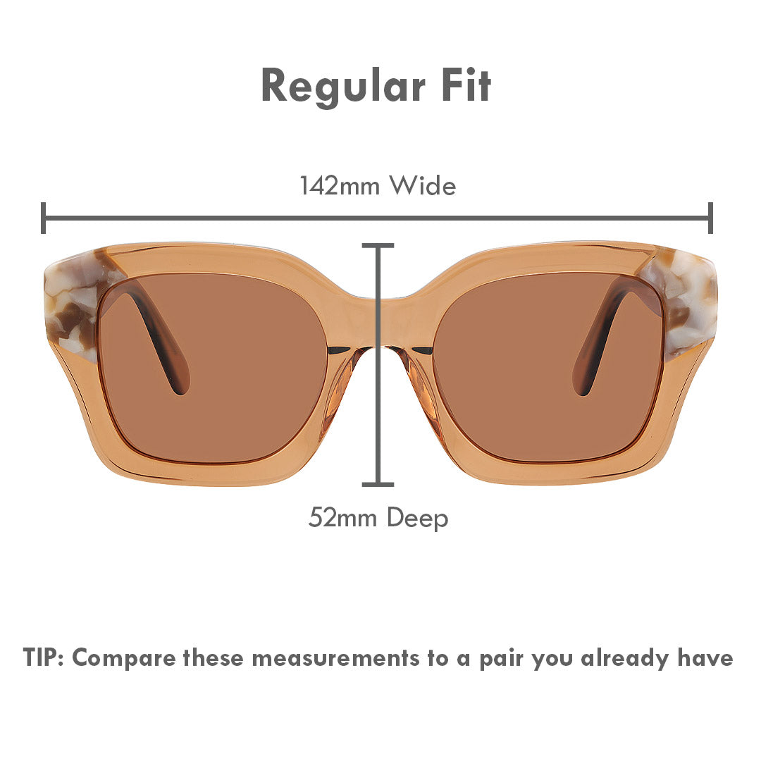 Maeve Bronze Sunglasses