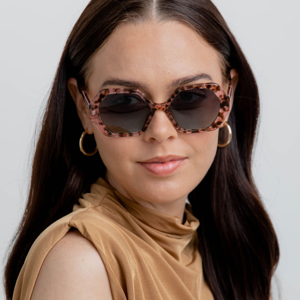 Luna Pink Tortoiseshell Sunglasses