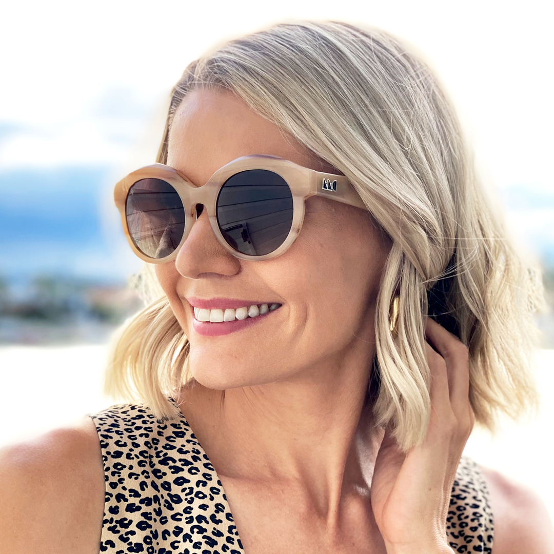 Iris Cream Sunglasses