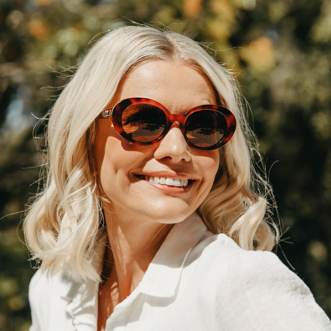 Stella Red Cloud Sunglasses